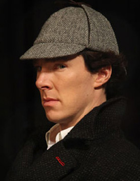 Sherlock in his hat